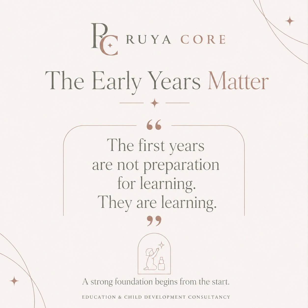 The Early Years Matter